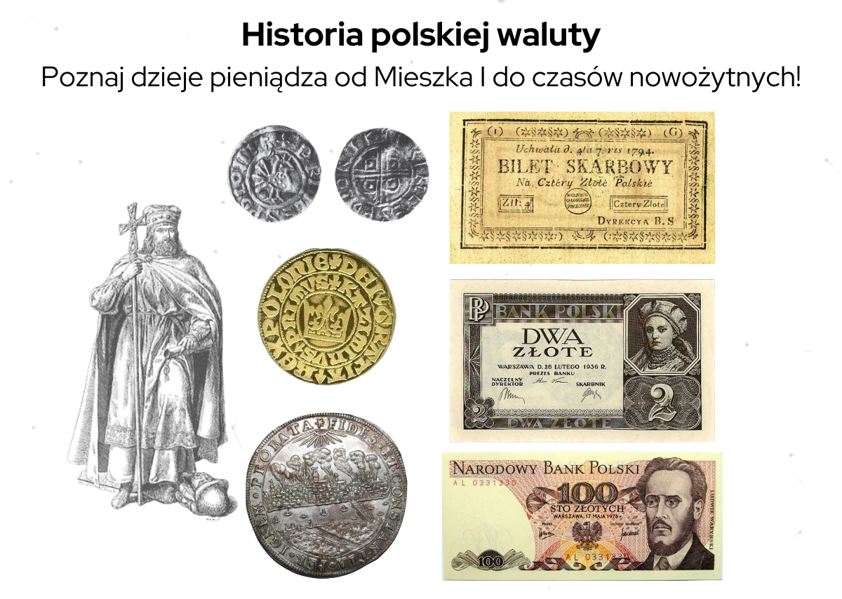 Historia polskiej waluty. Poznaj dzieje pieniądza od Mieszka I do czasów nowożytnych!