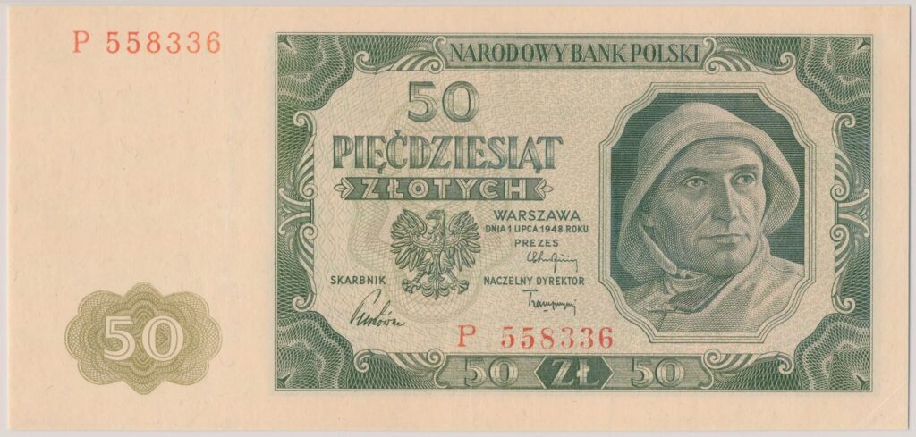 banknot 1950r.